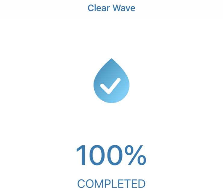 La app Clear Wave eliminerà l'acqua dal telefono 