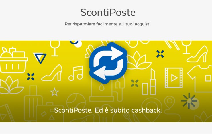 Come funziona ScontiPoste? Il cashback di Poste Italiane spiegato