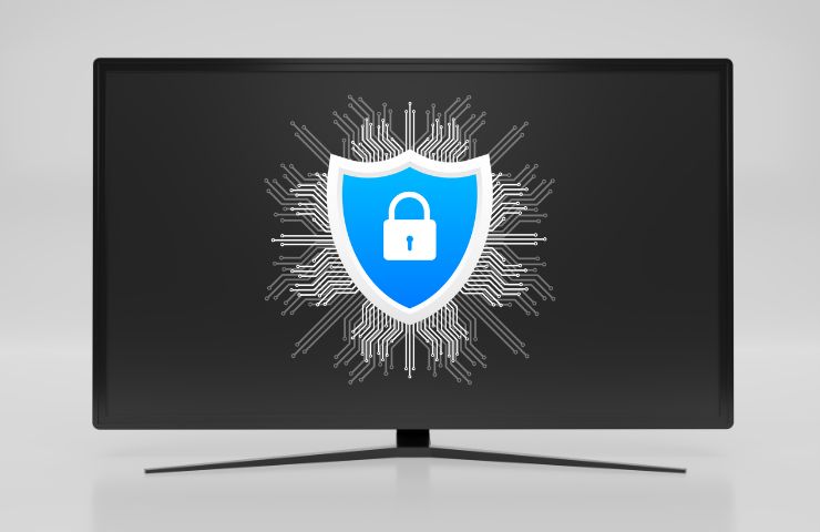 sicurezza smart tv
