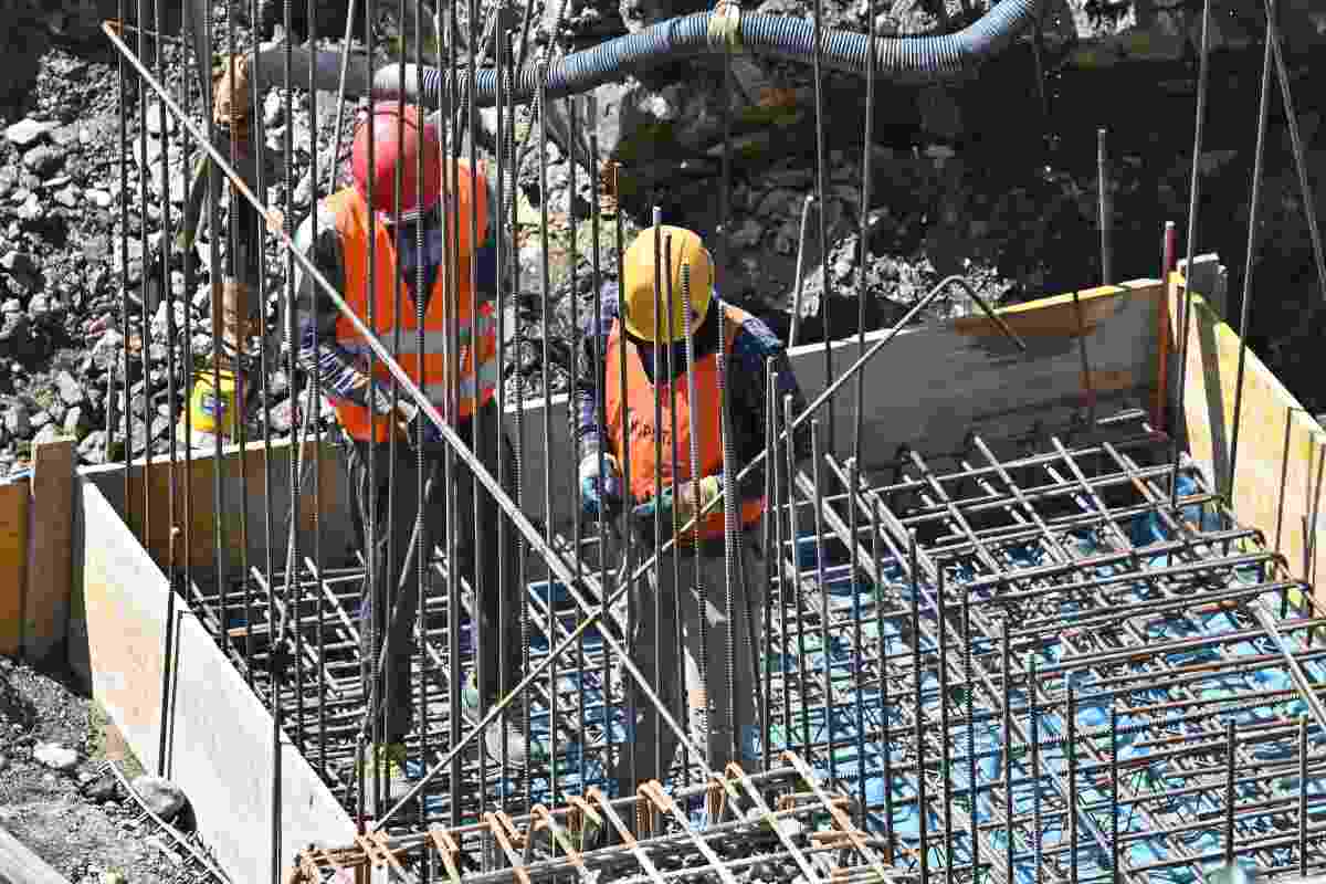 Lavoratori in un cantiere