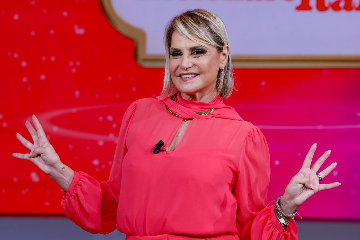 Simona Ventura in primo piano