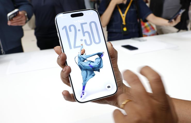 Schermata di un iPhone 17 Pro Max