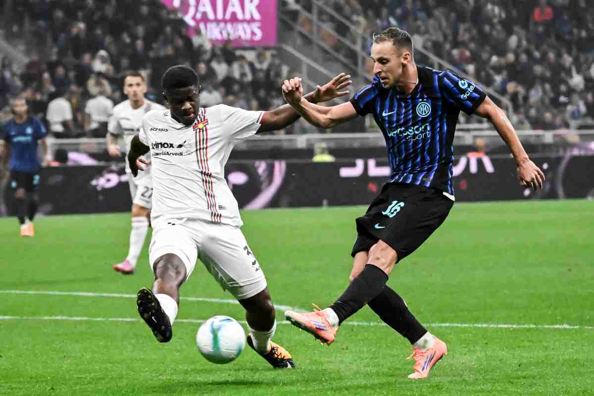 Davide Frattesi in azione