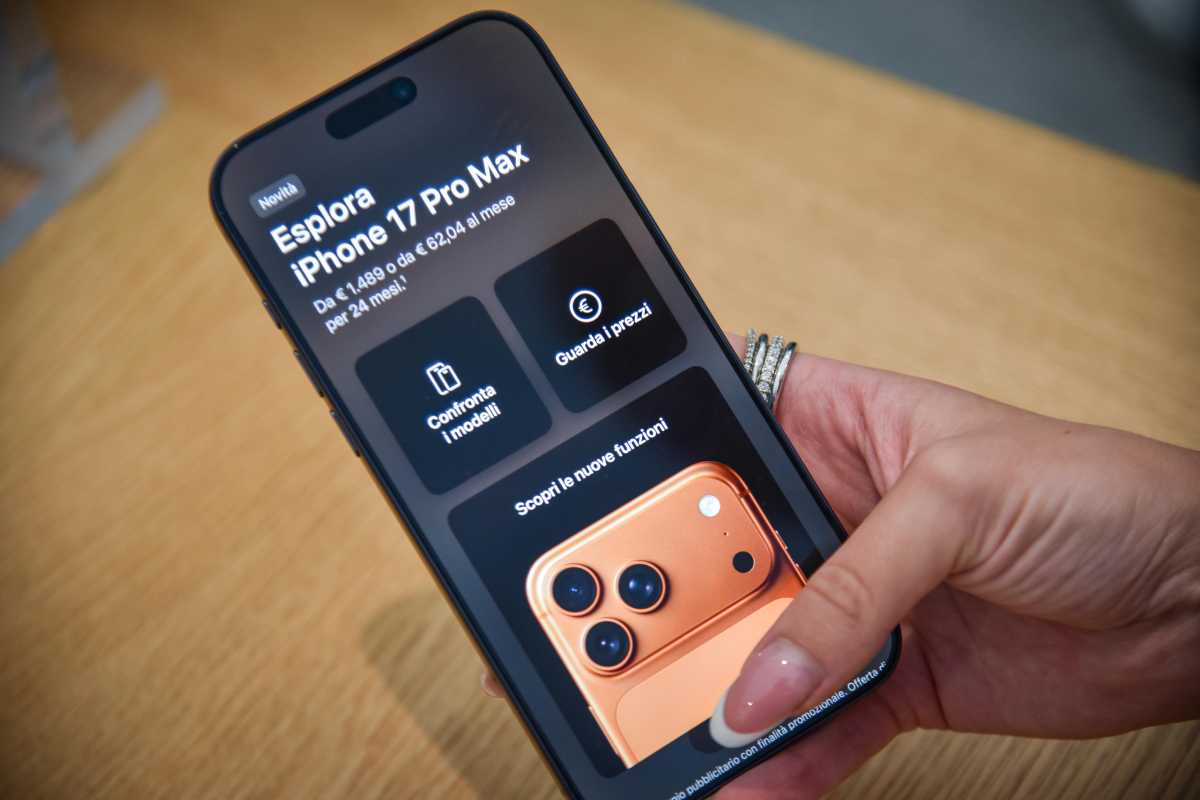 iPhone 17 Pro Max in uso